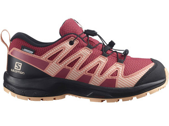 Chaussures De Course Salomon XA PRO V8 CSWP J Fuchsia/Rose