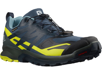 Chaussures Salomon XA ROGG 2 GTX Marine / Lime