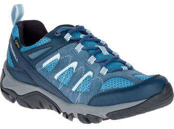Zapatillas Merrell Vent supérieur GTX W Bleu/Négro