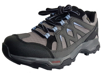 Zapatillas Effet Salomon GTX W Gris/Negro/Malva