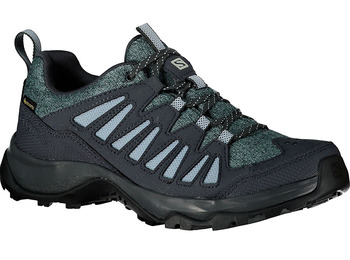 Chaussure Salomon Eos GTX W Gris/Aigue-marine