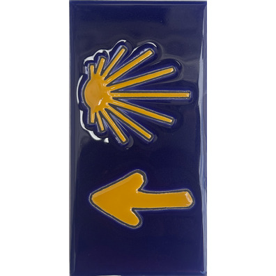 Carrelage en céramique Etoile et Flèche sans bord 15x7,5 cm