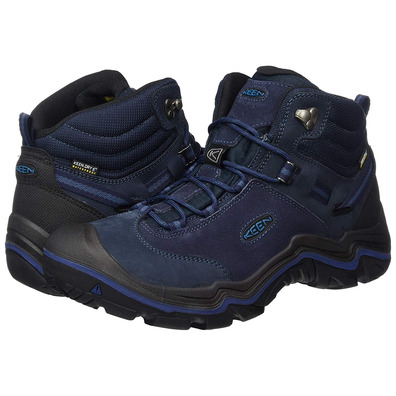 Keen Wanderer Mid WP Bottes bleues Marino