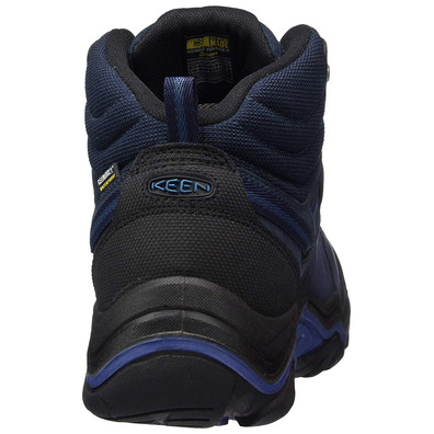 Keen Wanderer Mid WP Bottes bleues Marino