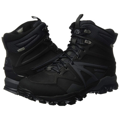 Merrell Capra Glacial Ice Mid WTPF Bottes noires/gris