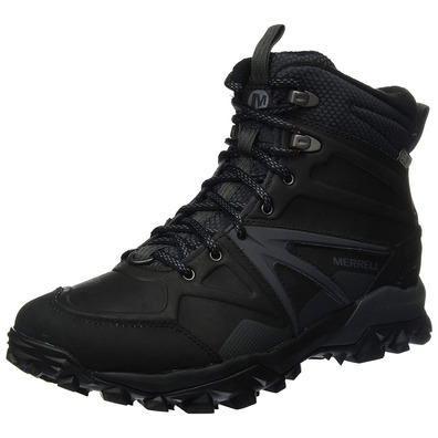 Merrell Capra Glacial Ice Mid WTPF Bottes noires/gris
