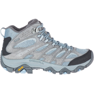 Botte Merrell Moab 3 Mid Gtx W Gris/Bleu