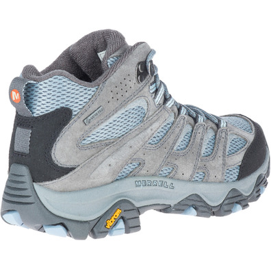 Botte Merrell Moab 3 Mid Gtx W Gris/Bleu