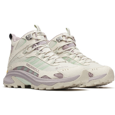 Botte Merrell Moab Speed 2 Mid GTX W Crème/Lilas/Vert