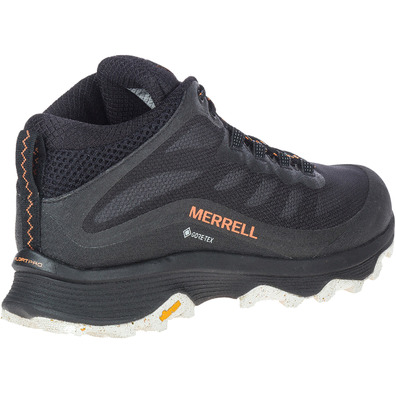 Botte Merrell Moab Speed Mid GTX Noir/Orange