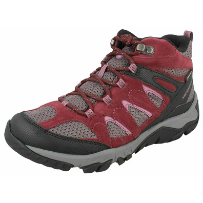 Merrell Outmost Mid GTX Bottes W Adresse/Negro