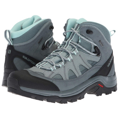 Bottes GTX authentiques Salomon W Turquoise/Negro