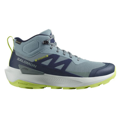 Chaussures Salomon Elixir Activ Mid GTX Bleu/Vert Citron