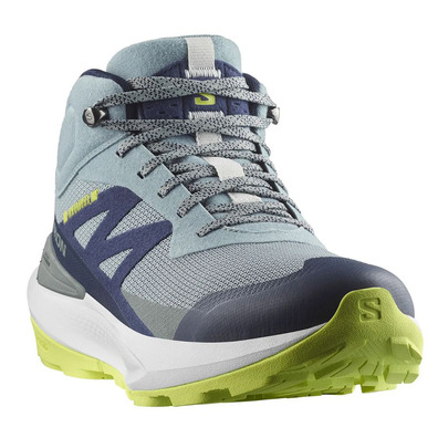 Chaussures Salomon Elixir Activ Mid GTX Bleu/Vert Citron