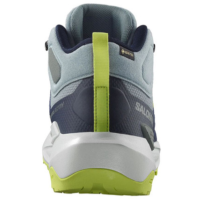 Chaussures Salomon Elixir Activ Mid GTX Bleu/Vert Citron