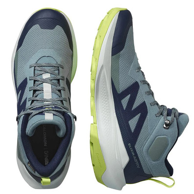 Chaussures Salomon Elixir Activ Mid GTX Bleu/Vert Citron