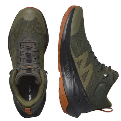 Chaussure Salomon Elixir Activ Mid GTX Verte