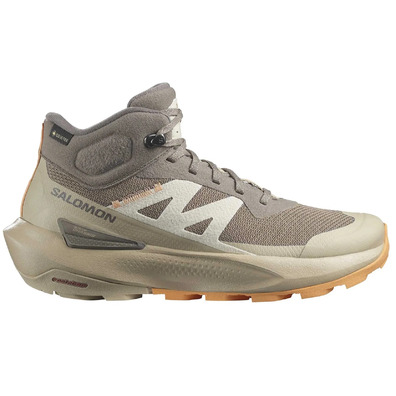Chaussure Salomon Elixir Activ Mid GTX W Marron/Beige