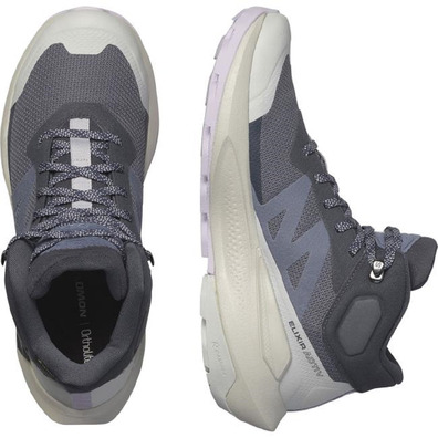 Chaussure Salomon Elixir Activ Mid GTX W Noir/Bone