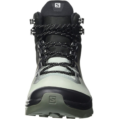 Chaussure Salomon Vaya Mid GTX W Gris Verdâtre / Noir