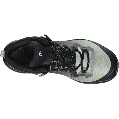 Chaussure Salomon Vaya Mid GTX W Gris Verdâtre / Noir