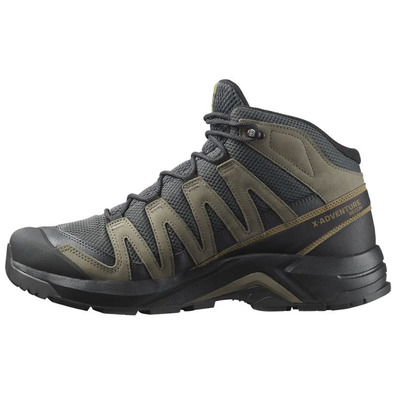 Chaussures Salomon X-Adventure Recon Mid GTX Gris/Noir/Kaki