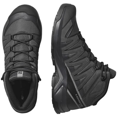 Chaussures Salomon X-Adventure Recon Mid GTX Noir/Gris