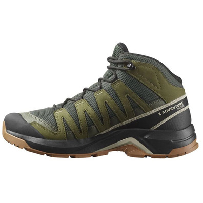 Chaussures Salomon X-Adventure Recon Mid GTX Vert/Noir