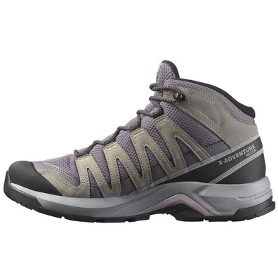 Chaussures Salomon X-Adventure Recon W Mid GTX Gris