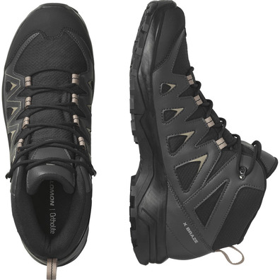 Bottes Salomon X Braze Mid GTX Gris/Beige