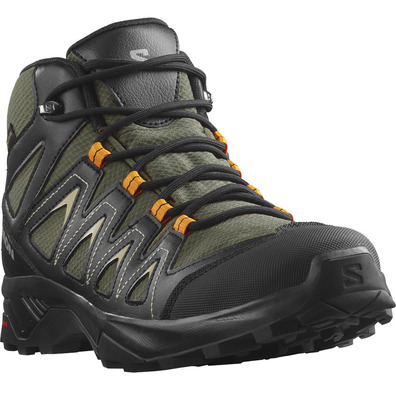 Bottes Salomon X Braze Mid GTX Noir/Olive
