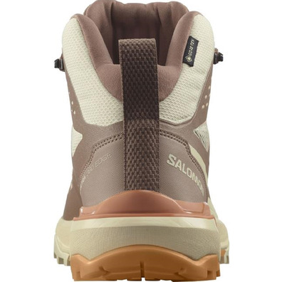 Salomon X Ultra 360 Edge Mid GTX W Beige/Marron Botte