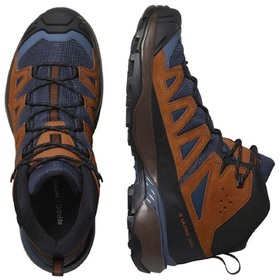 Botte Salomon X Ultra 360 Ltr Mid Gtx Marron/Indigo