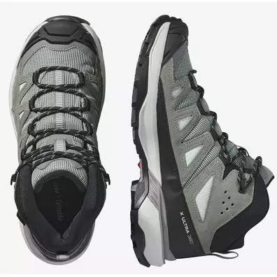 Chaussures Salomon X Ultra 360 LTR Mid GTX W Gris/Vert