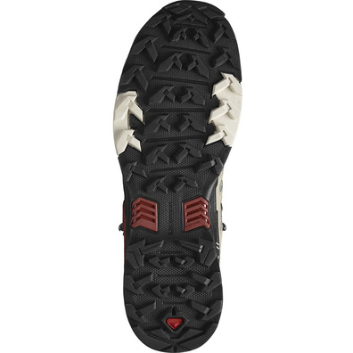 Bottes Salomon X Ultra 4 Mid GTX Beige/Grenat/Noir