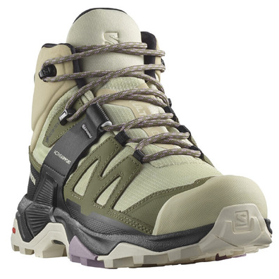 Chaussure Salomon X Ultra 4 Mid Gtx W Verte