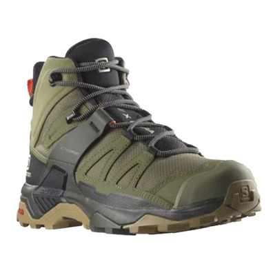 Botte Salomon X Ultra 4 Mid Wide GTX vert olive