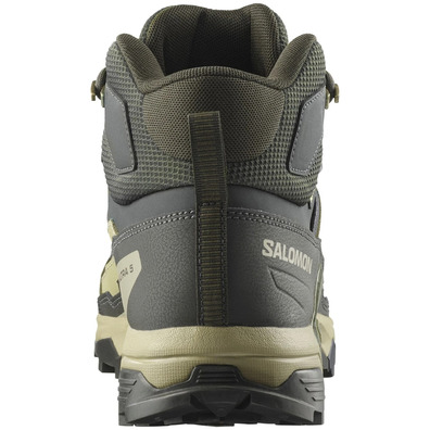 Chaussures Salomon X Ultra 5 Mid GTX Gris/Vert