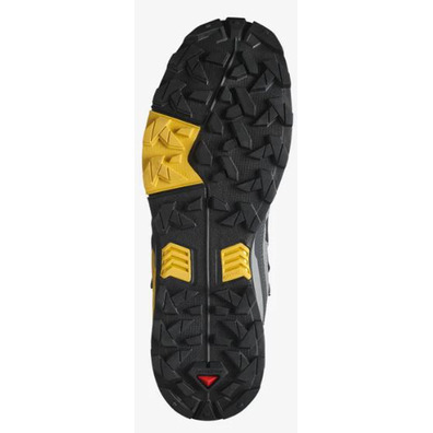 Chaussures Salomon X Ultra 5 Mid GTX Noir/Gris/Moutarde