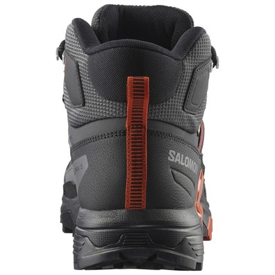 Chaussures Salomon X Ultra 5 Mid GTX Noir/Gris/Orange