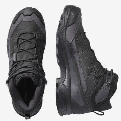 Chaussures Salomon X Ultra 5 Mid Wide GTX Noir
