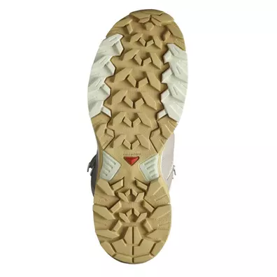 Chaussures Salomon X Ultra Edge Mid GTX W beige/vert