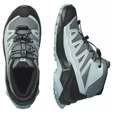 Bottes Salomon X Ultra Mid GTX J Gris/Bleu