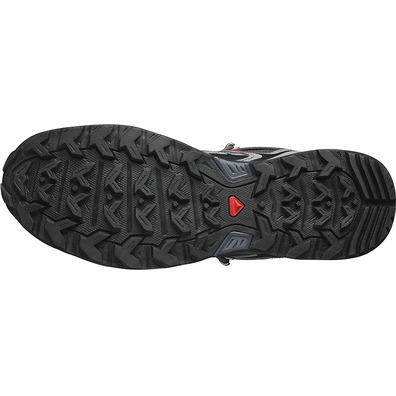 Bottes Salomon X Ultra Pioneer Mid GTX Gris/Grenat