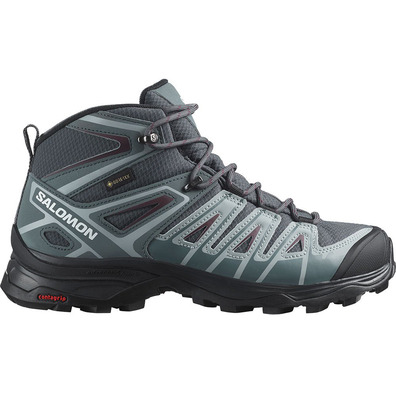 Chaussure Salomon X Ultra Pioneer Mid GTX W Gris/Violet