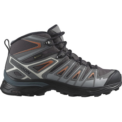 Bottes Salomon X Ultra Pioneer Mid GTX W Gris/Saumon