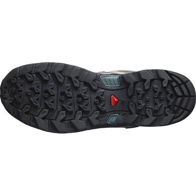 Bottes Salomon X Ultra Pioneer Mid GTX W Gris/Saumon