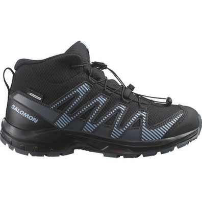 Chaussure Salomon Xa Pro V8 Mid CSWP J Noir/Bleu