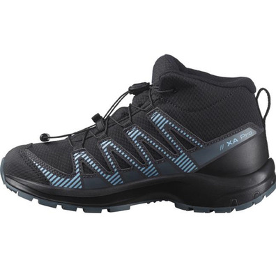 Chaussure Salomon Xa Pro V8 Mid CSWP J Noir/Bleu