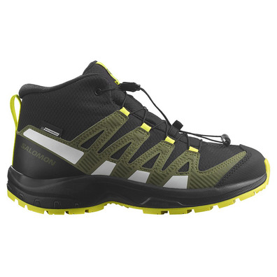 Chaussure Salomon XA PRO V8 MID CSWP J Noir/Vert
